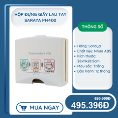  Hộp đựng giấy lau tay hãng SARAYA NHẬT BẢN mã TMSR-PH400 