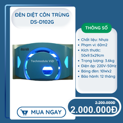  Đèn diệt côn trùng hãng ĐẠI SINH mã DS–D102G 