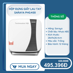  Hộp đựng giấy lau tay hãng SARAYA NHẬT BẢN mã PHG-400 