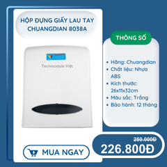  Hộp đựng giấy lau tay hãng ChuangDian mã TMCD-8038A 