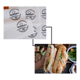 


																	 Khăn giấy ăn in logo BAMIBATEE 