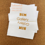 


																	 Khăn giấy ăn in logo BIM GALLERY 