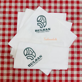 


																	 Khăn giấy ăn in logo BULSAN 