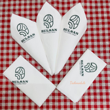 


																	 Khăn giấy ăn in logo BULSAN 