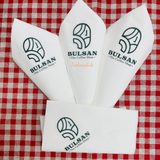 


																	 Khăn giấy ăn in logo BULSAN 