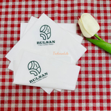 


																	 Khăn giấy ăn in logo BULSAN 