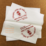 


																	 Khăn giấy ăn in logo Nhà Hàng C.DẬU 