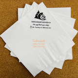 


																	 Khăn giấy ăn in logo RESTAURANT HẢI SẢN C8 