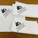 


																	 Khăn giấy ăn in logo RESTAURANT HẢI SẢN C8 