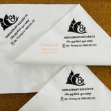


																	 Khăn giấy ăn in logo RESTAURANT HẢI SẢN C8 