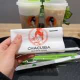 


																	 Khăn giấy ăn in logo CHACUIBA 