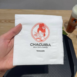 


																	 Khăn giấy ăn in logo CHACUIBA 
