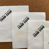 


																	 Khăn giấy ăn in logo CHAM CHAM 