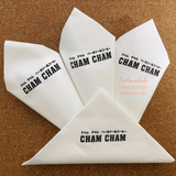 


																	 Khăn giấy ăn in logo CHAM CHAM 