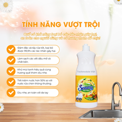 Combo rẻ bất chấp: 5 gói giấy đa năng TMCARE xanh và 1 chai nước rửa chén và 1 chai nước lau bếp