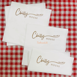 


																	 Khăn giấy ăn in logo CHILLY HOUSE 