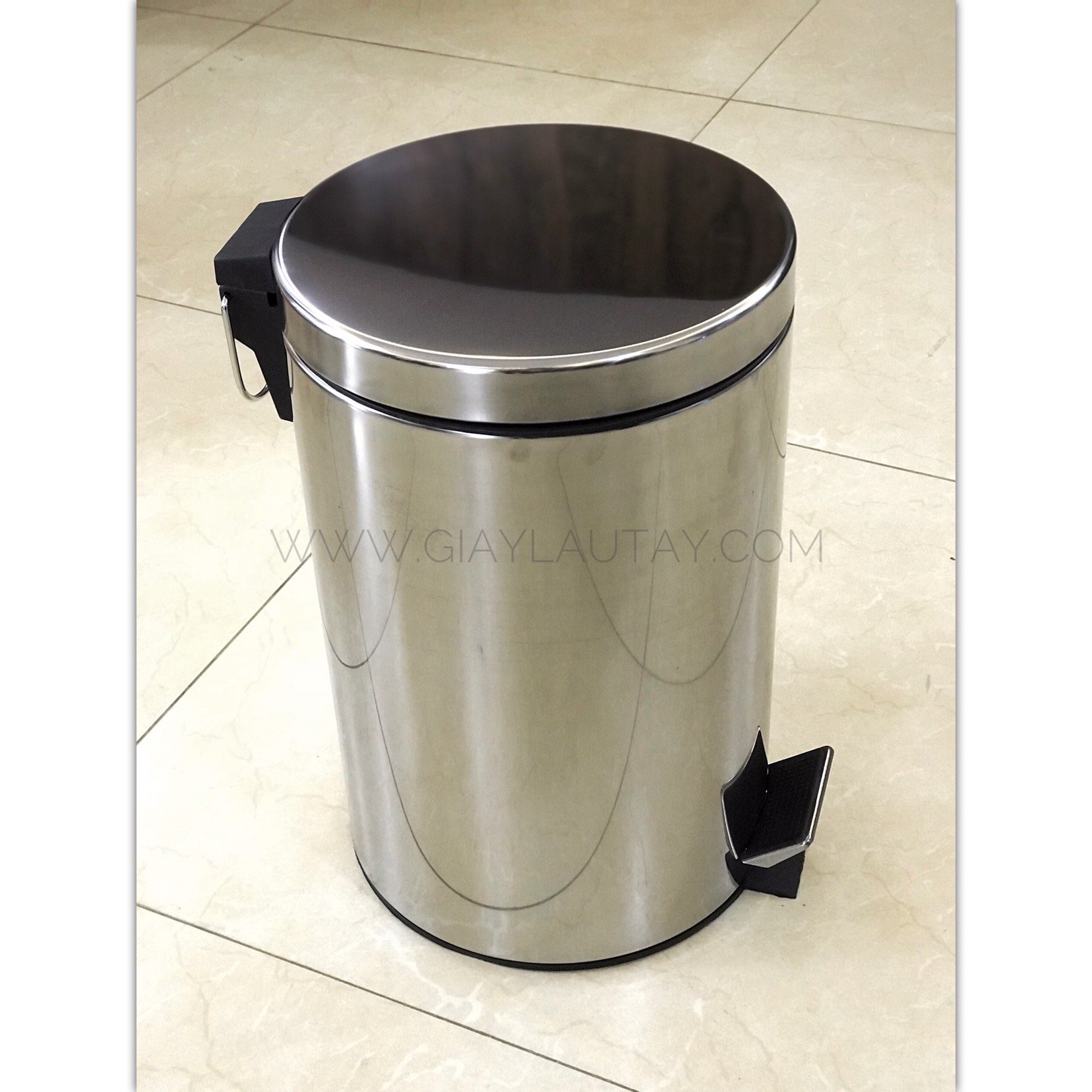 Thùng rác inox đạp chân