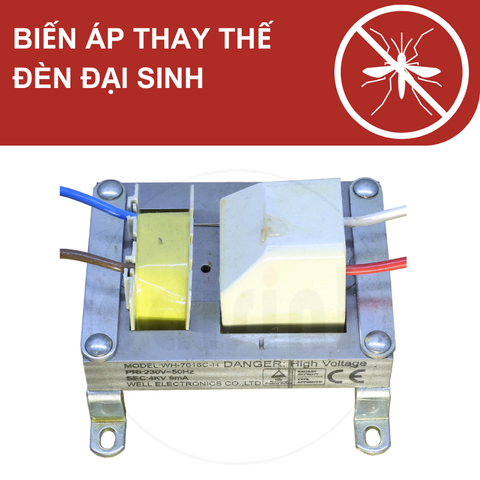 Biến áp thay thế sửa chữa đèn diệt côn trùng Công Nghiệp Đại Sinh