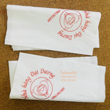 


																	 Khăn giấy ăn in logo NHÀ HÀNG ĐẠI DƯƠNG 