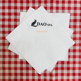 


																	 Khăn giấy ăn in logo DAO SPA 