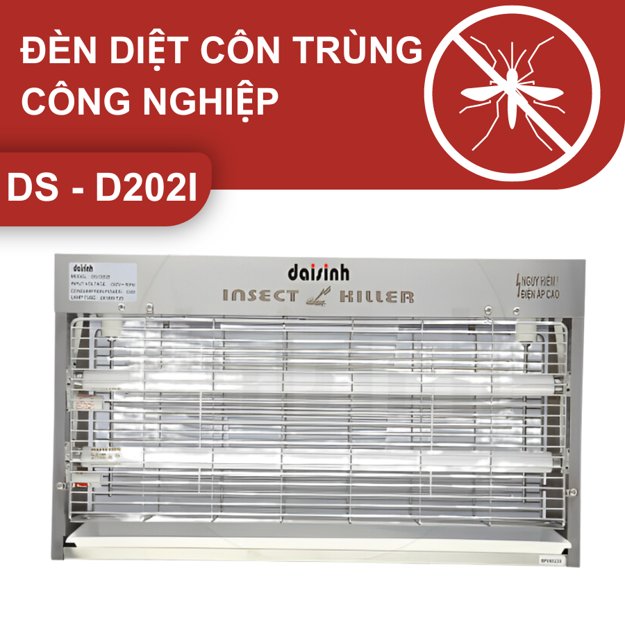 Đèn diệt côn trùng hãng ĐẠI SINH mã DS-D202I