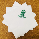 


																	 Khăn giấy ăn in logo DIỆU ÂN CHAY 