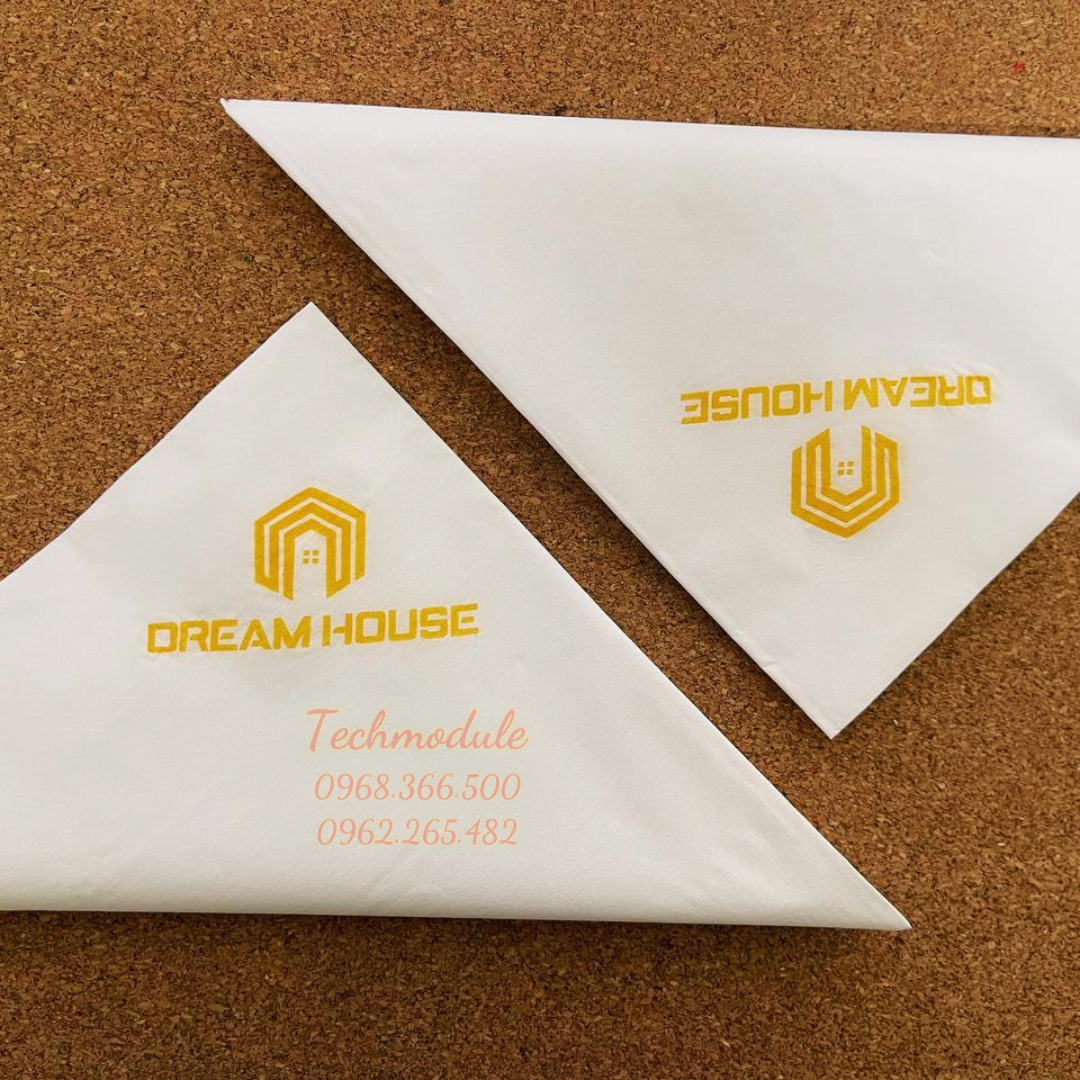  Khăn giấy ăn in logo DREAM HOUSE 