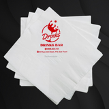 


																	 Khăn giấy ăn in logo DRINKS BAR 