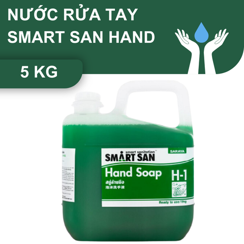 Nước rửa tay Smart San Hand hãng SARAYA NHẬT BẢN mã H-1