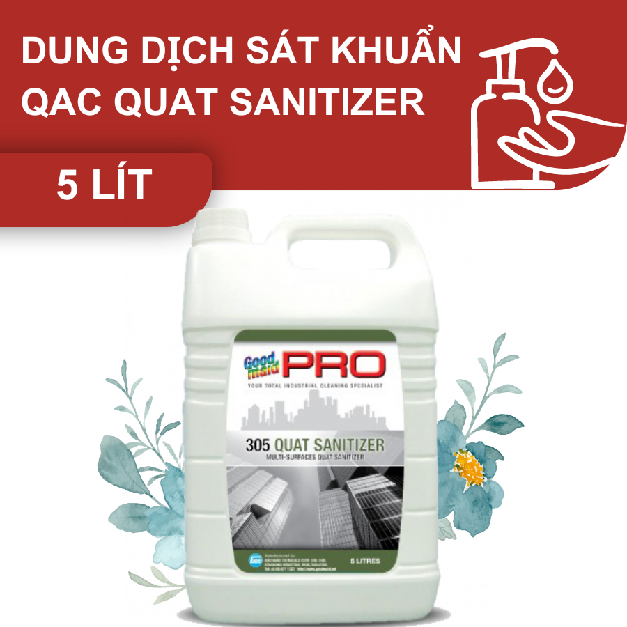Dung dịch sát khuẩn gốc QAC QUAT SANITIZER hãng GOODMAID PRO mã TMGMP-305