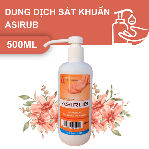 Dung dịch sát khuẩn tay nhanh hãng ASIRUB mã ASIRUB500ML