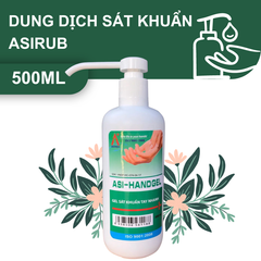  Dung dịch sát khuẩn tay nhanh hãng ASIRUB mã ASIRUB500ML Gel 500ml 