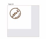 


																	 Khăn giấy ăn in logo CAFEK 