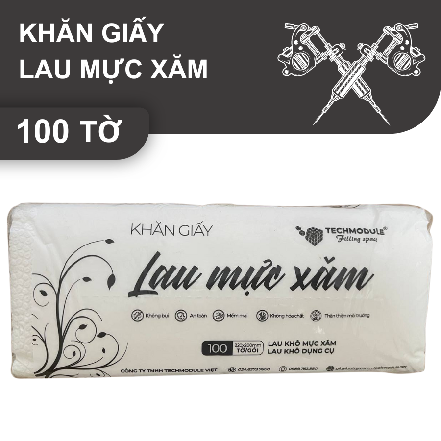 Khăn giấy lau mực XĂM TATTOO TECHMODULE