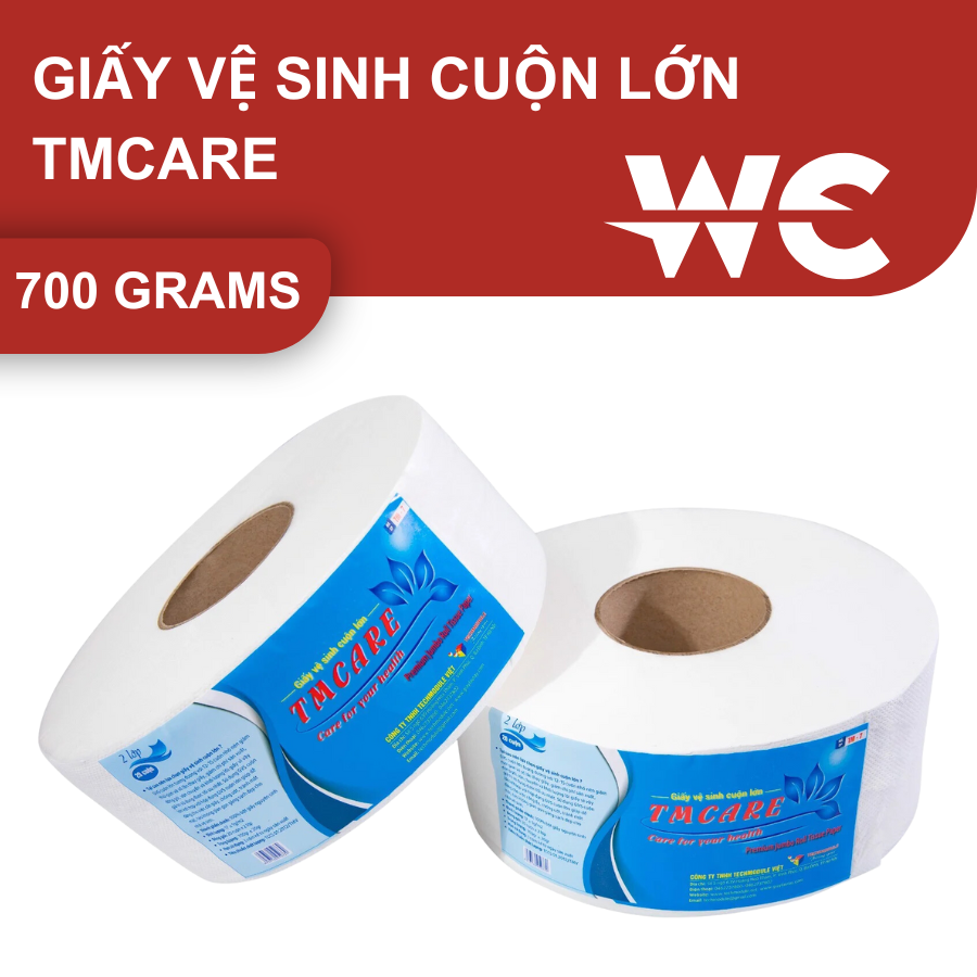 Giấy vệ sinh cuộn lớn hãng TMCARE mã TMLT