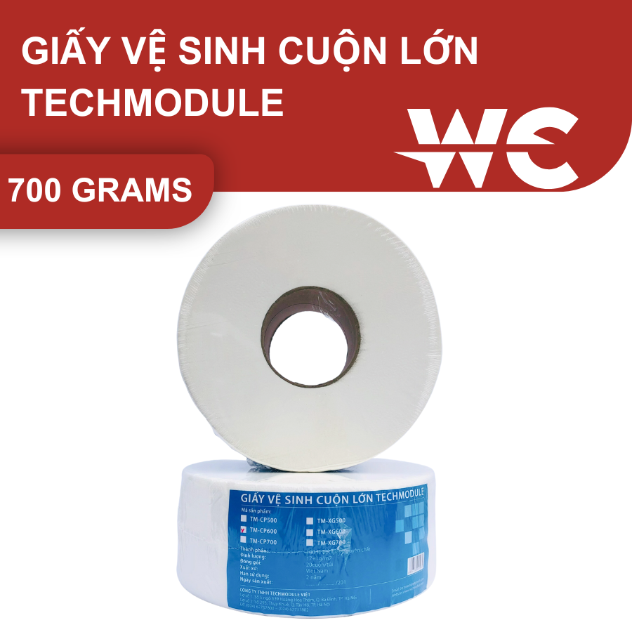 Giấy vệ sinh cuộn lớn hãng TECHMODULE mã TM-CP