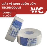 


																	 [COMBO- 5 CUỘN] Giấy vệ sinh cuộn lớn hãng Techmodule mã TM-JTR-TECHMODULE-BLUE-700 3 lớp 