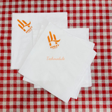 


																	 Khăn giấy ăn in logo HALEY 