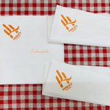 


																	 Khăn giấy ăn in logo HALEY 