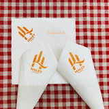 


																	 Khăn giấy ăn in logo HALEY 