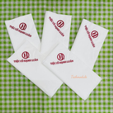 


																	 Khăn giấy ăn in logo TIỆC CỖ HẠNH LUÂN 