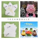 


																	 Khăn giấy ăn in logo HAPPY CAFE 