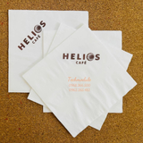 


																	 Khăn giấy ăn in logo HELIOS CAFE 