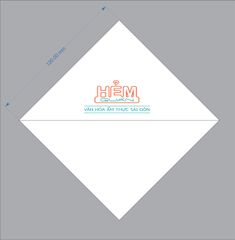  Khăn giấy ăn in logo Hẻm Quán 
