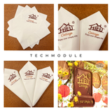 


																	 Khăn giấy ăn in logo Hiếu Cottage 