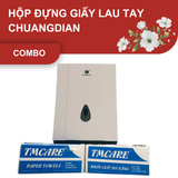 


																	 Mua 01 hộp đựng giấy lau tay TMCD-8035A tặng 02 giấy lau tay TMCARE PREMIUM XANH 