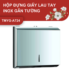  Hộp đựng giấy lau tay inox gắn tường 