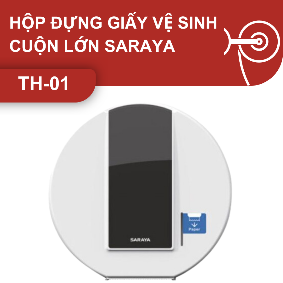 Hộp đựng giấy vệ sinh cuộn lớn hãng SARAYA mã TH-01