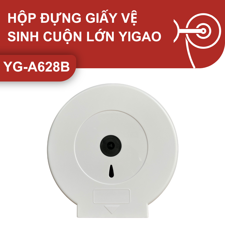 Hộp Đựng Giấy Vệ Sinh Cuộn Lớn Gắn Tường Hãng YIGAO Mã SP YG-618,YG-628