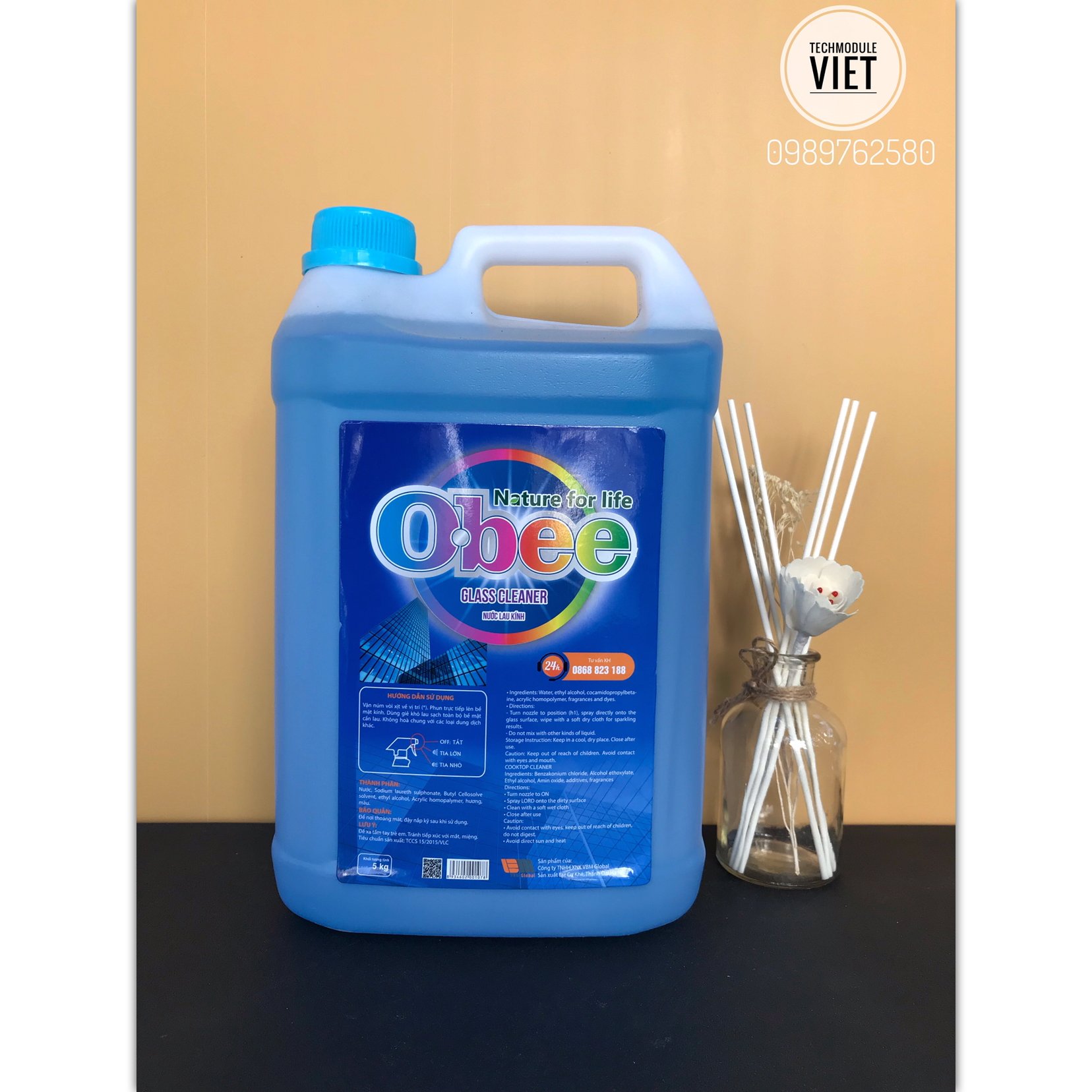 Nước lau kính hãng OBEE 5kg